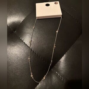 Forever 21 Silver Star Accent Necklace - Silver
